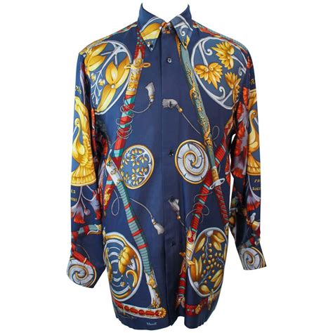 hermes silk shirt men|Hermes jackets for men.